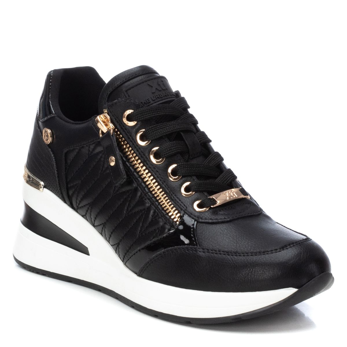XTI - Zapatilla Urbana Mujer Negro Xti