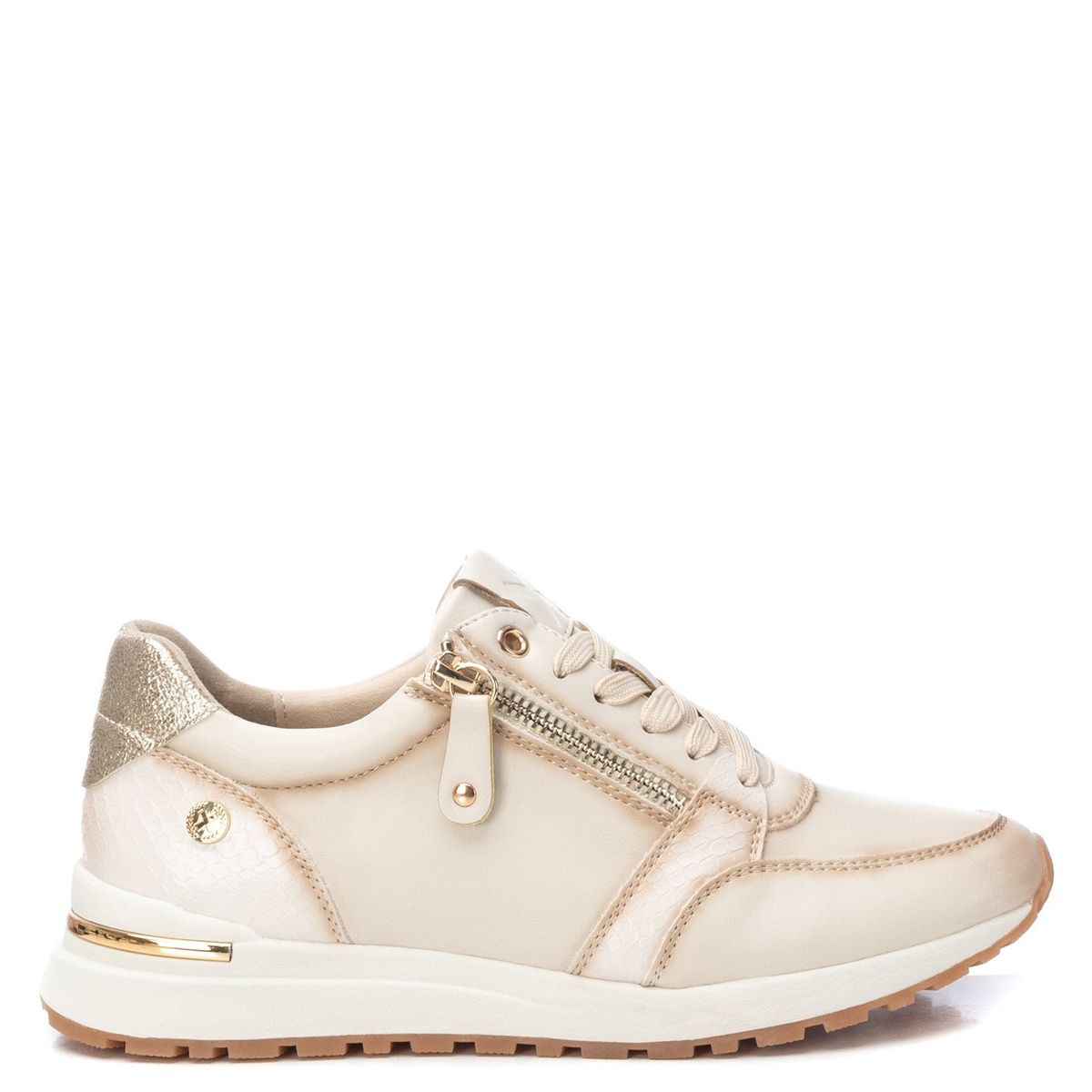 XTI - Zapatilla Urbana Mujer Beige Xti