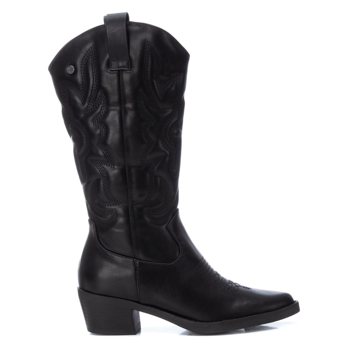 XTI - Bota Vaquera Mujer Negro Xti