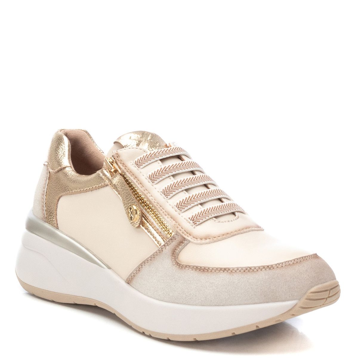 XTI - Zapatilla Urbana Mujer Beige Xti