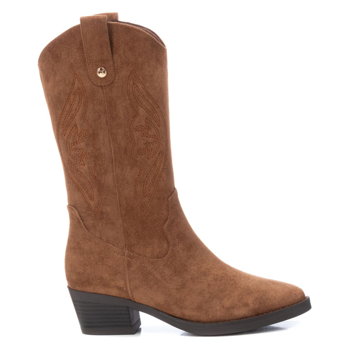 XTI - Bota Vaquera Mujer Café Xti