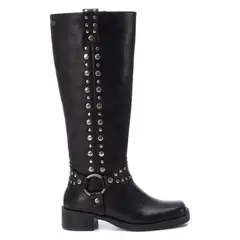 XTI - Bota Biker Mujer Negro