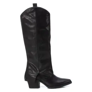 XTI - Bota Vaquera Mujer Negro