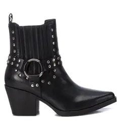 XTI - Botín Vaquero Mujer Negro