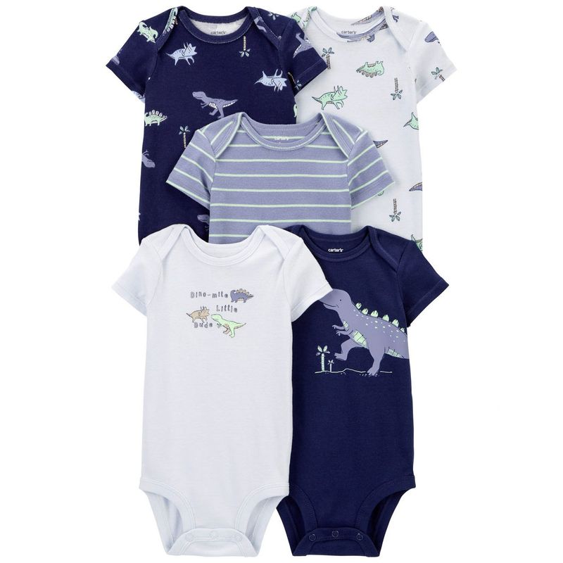CARTER'S - Pack de Bodys Algodón 5 unidades Bebé Niño Carter's