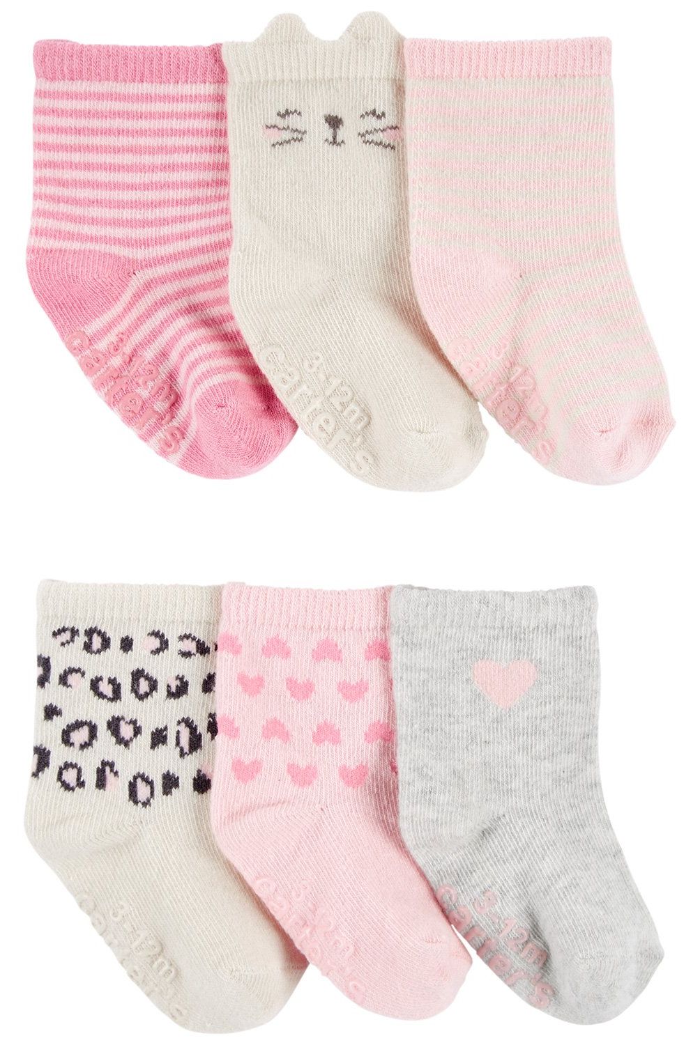 CARTER'S - Calcetines Pack 6 Pares Bebé Niña Carter's