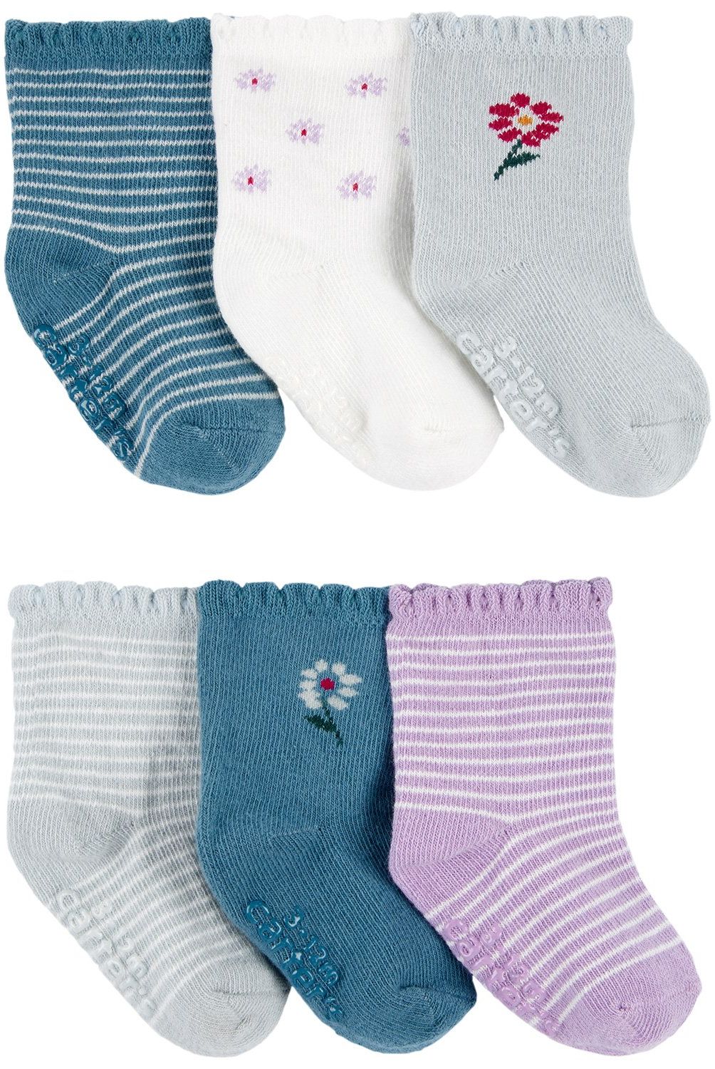CARTER'S - Calcetines Pack 6 Pares Bebé Niña Carter's