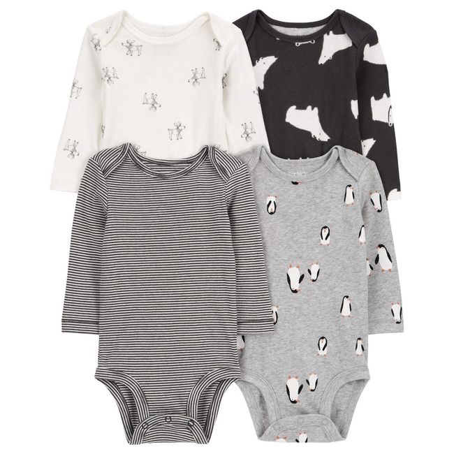 CARTER'S - Pack de Bodys Algodón 4 unidades Bebé Niño Carter's