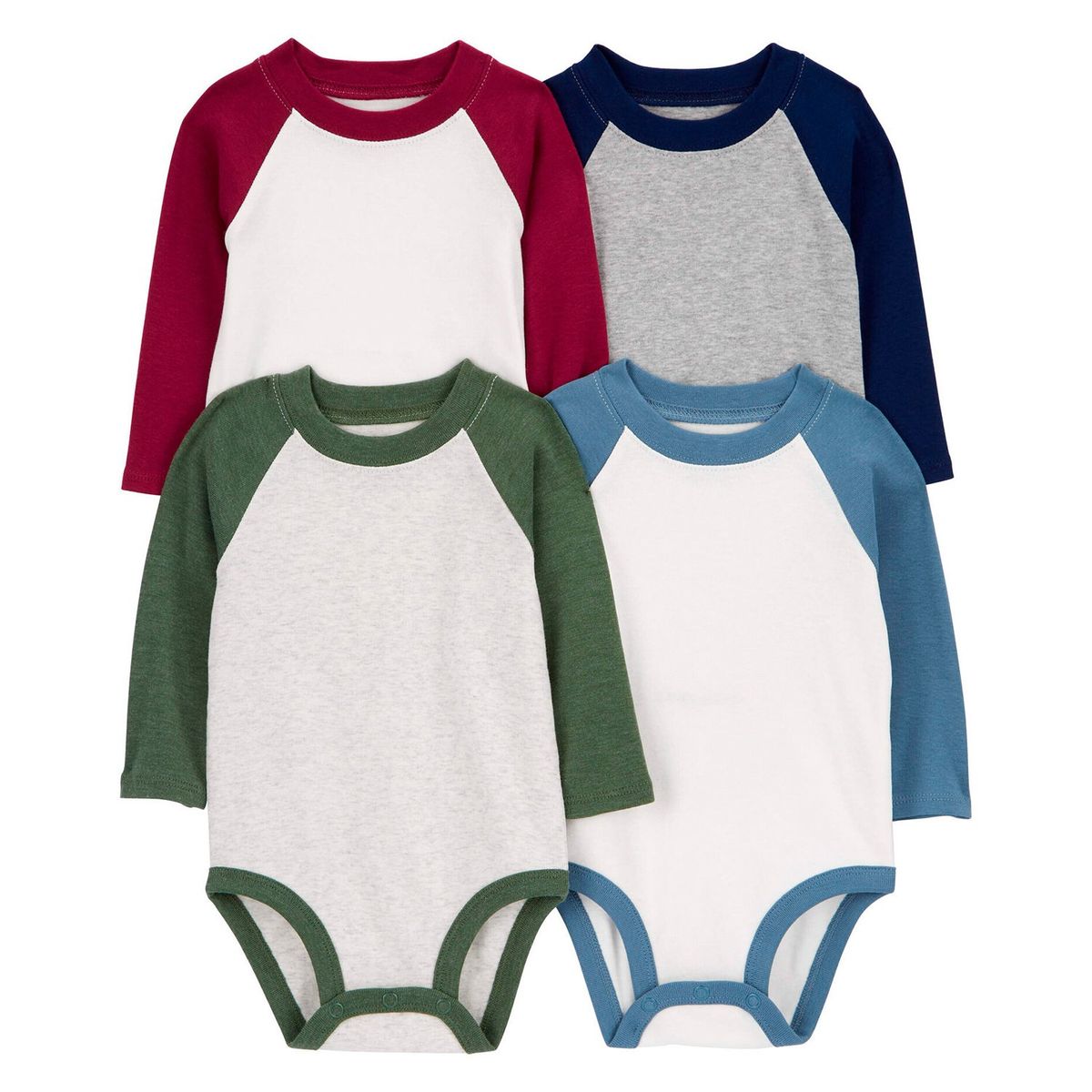 CARTER'S - Pack de Bodys Algodón 4 unidades Bebé Niño Carter's