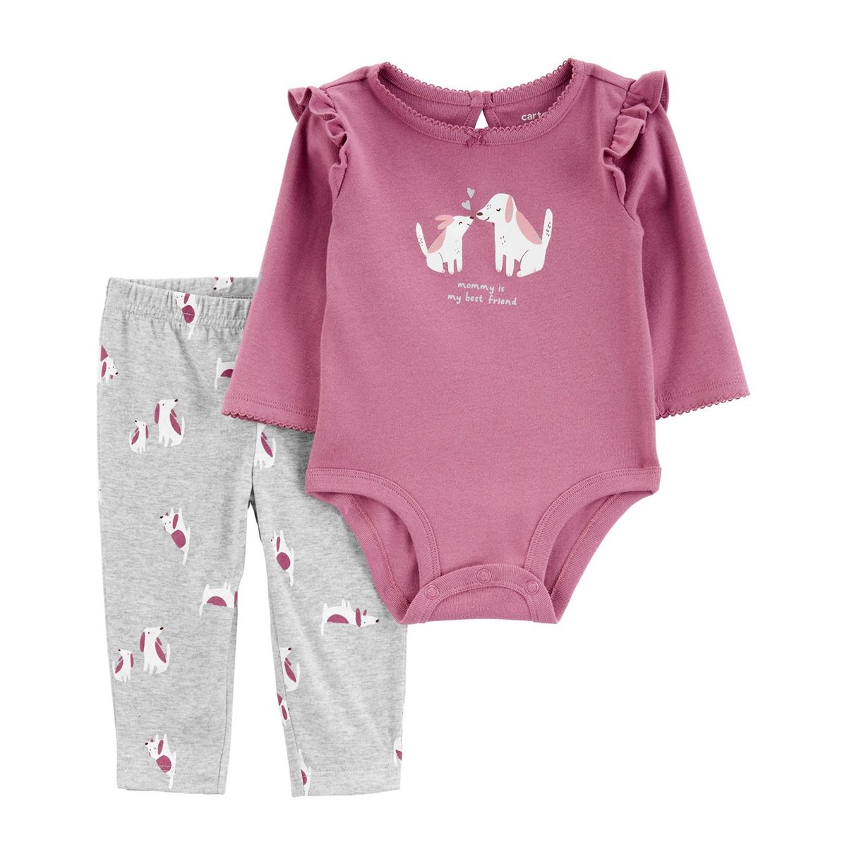 CARTER'S - Conjunto 2 Piezas Body y Calza Bebé Niña Carter's