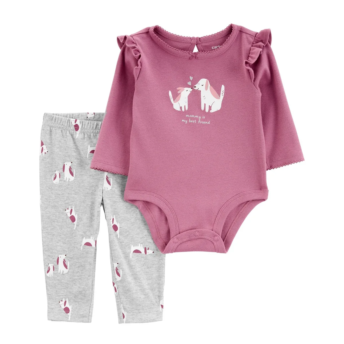 CARTER'S - Conjunto 2 Piezas Body y Calza Bebé Niña Carter's