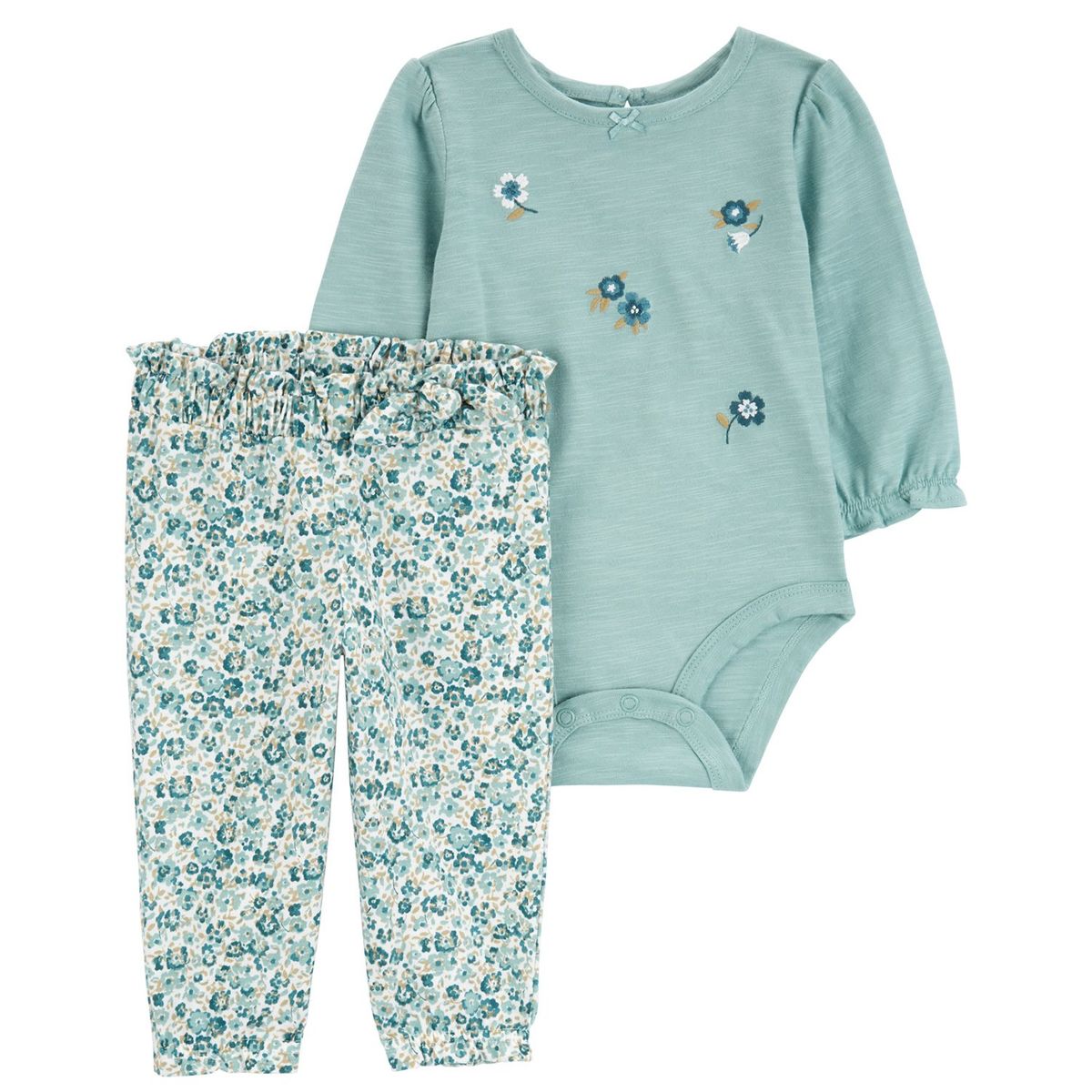 CARTER'S - Conjunto 2 Piezas Body y Pantalon Bebé Niña Carter's