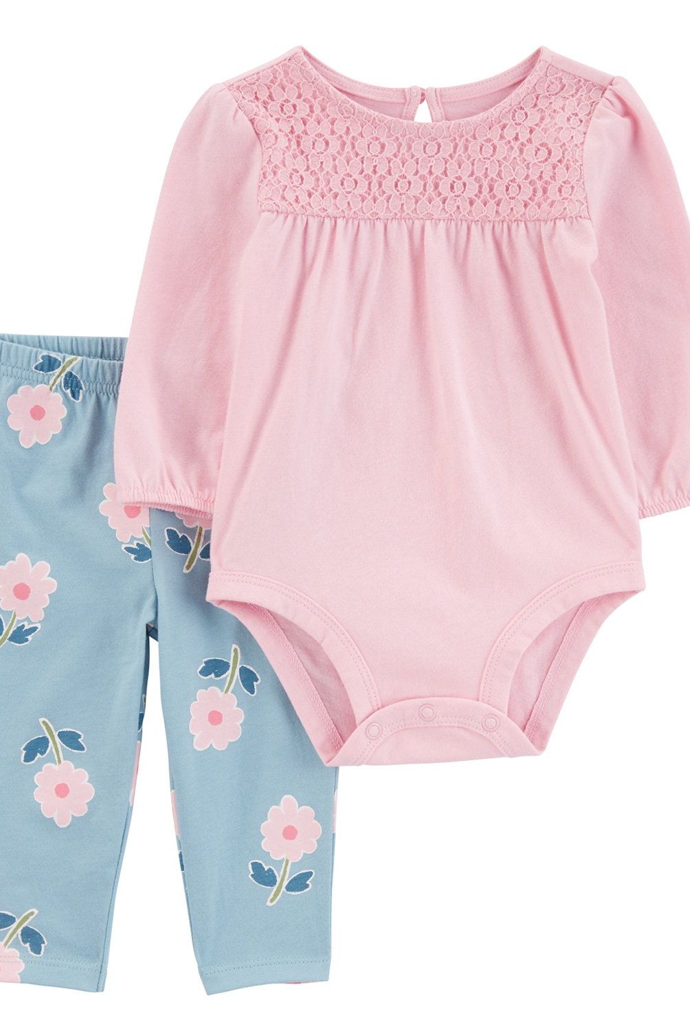 CARTER'S - Conjunto 2 Piezas Body y Calza Bebé Niña Carter's
