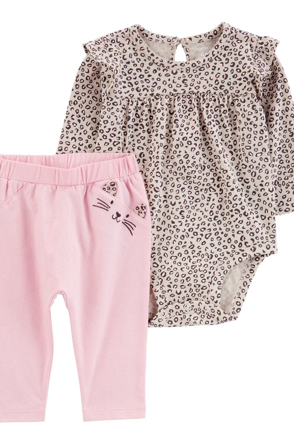 CARTER'S - Conjunto 2 Piezas Body y Pantalon Bebé Niña Carter's
