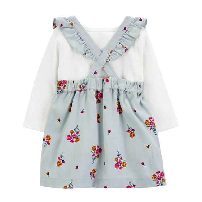 CARTER'S - Conjunto 3 Piezas Vestido, Polera y Patys Bebé Niña Carter's