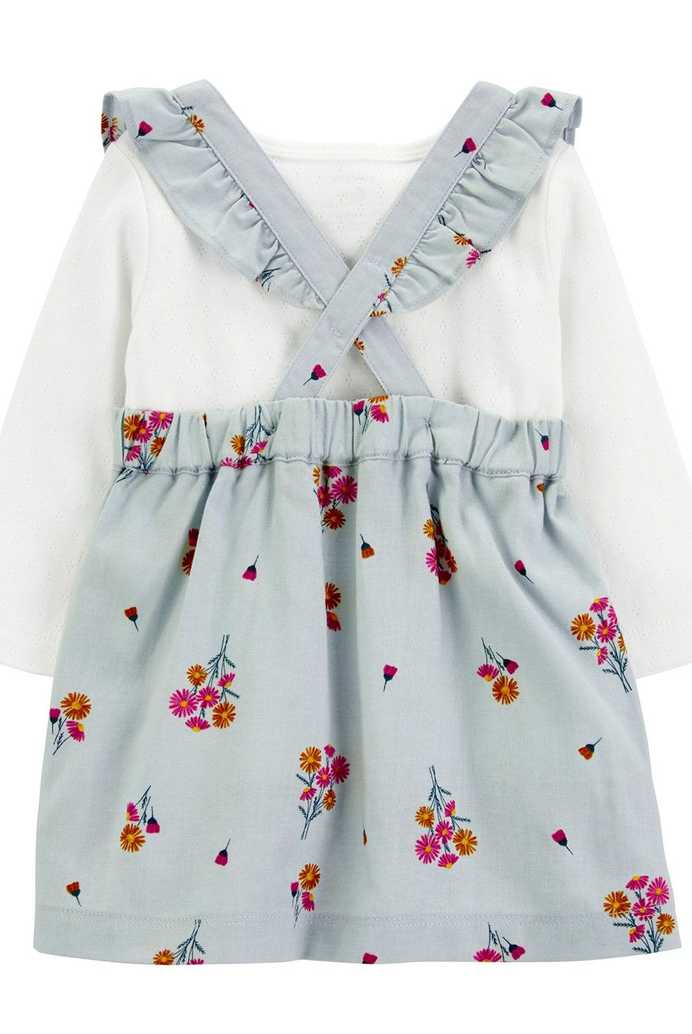 CARTER'S - Conjunto 3 Piezas Vestido, Polera y Patys Bebé Niña Carter's