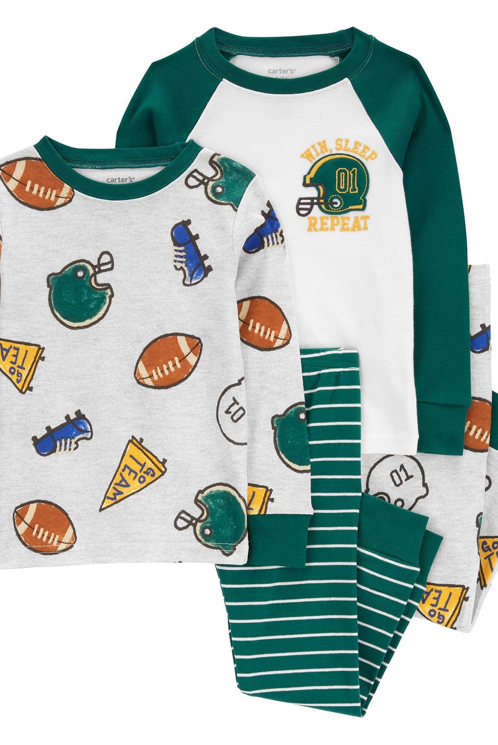 CARTER'S - Pijama 4 Piezas Bebé Niño Carter's