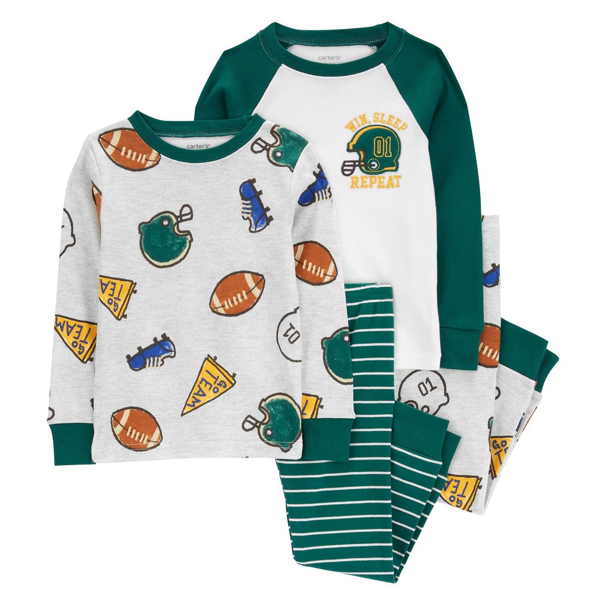 CARTER'S - Pijama 4 Piezas Bebé Niño Carter's