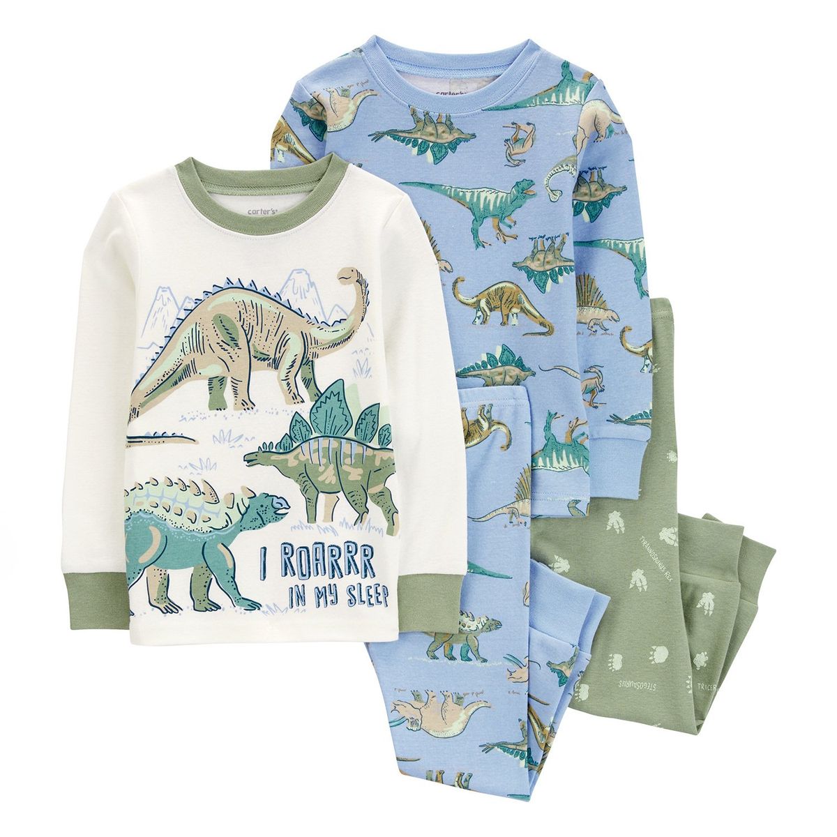 CARTER'S - Pijama 4 Piezas Bebé Niño Carter's