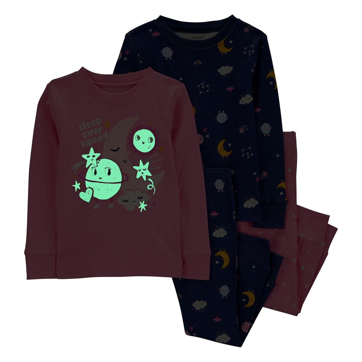 CARTER'S - Pijama 4 Piezas Bebé Niña Carter's