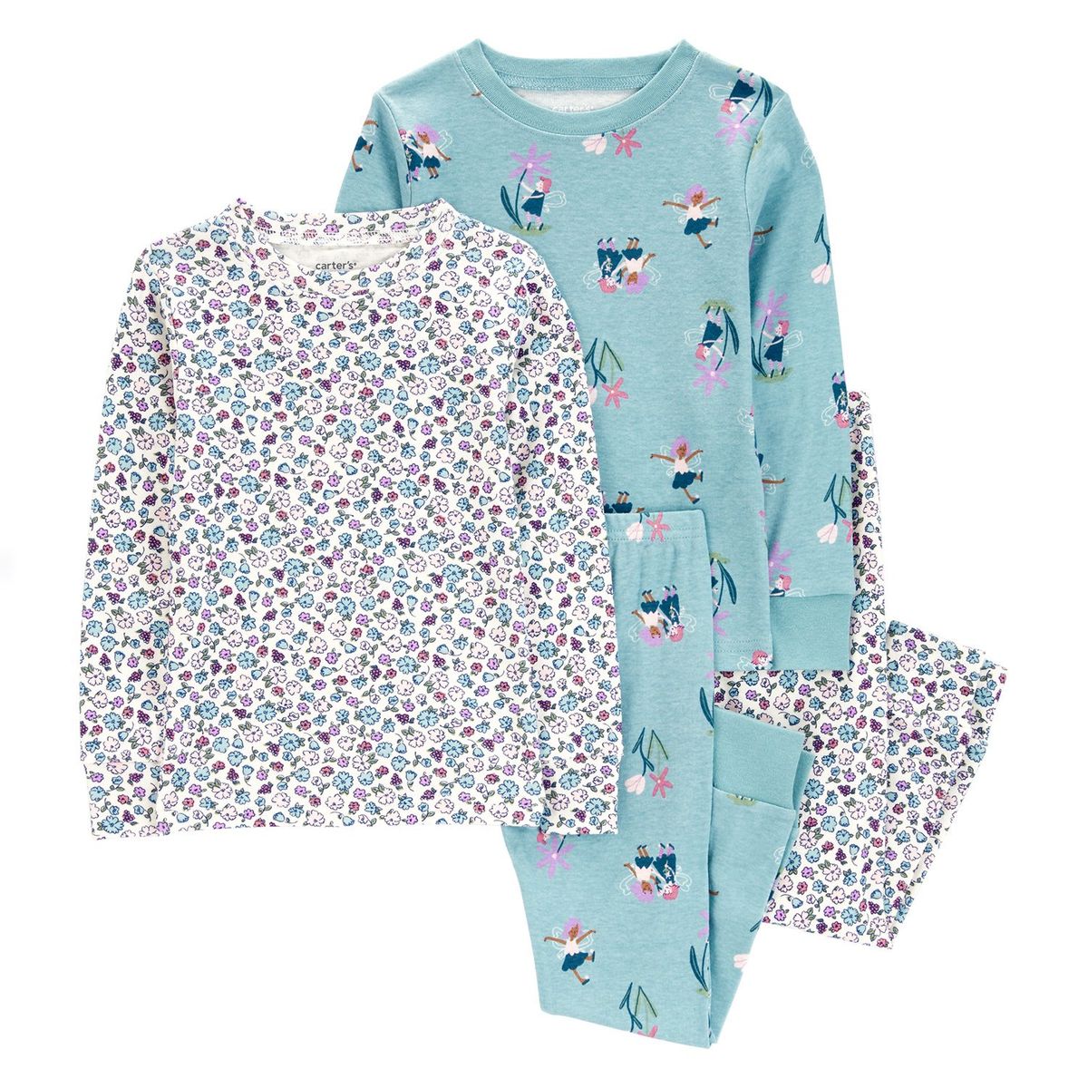 CARTER'S - Pijama 4 Piezas Bebé Niña Carter's