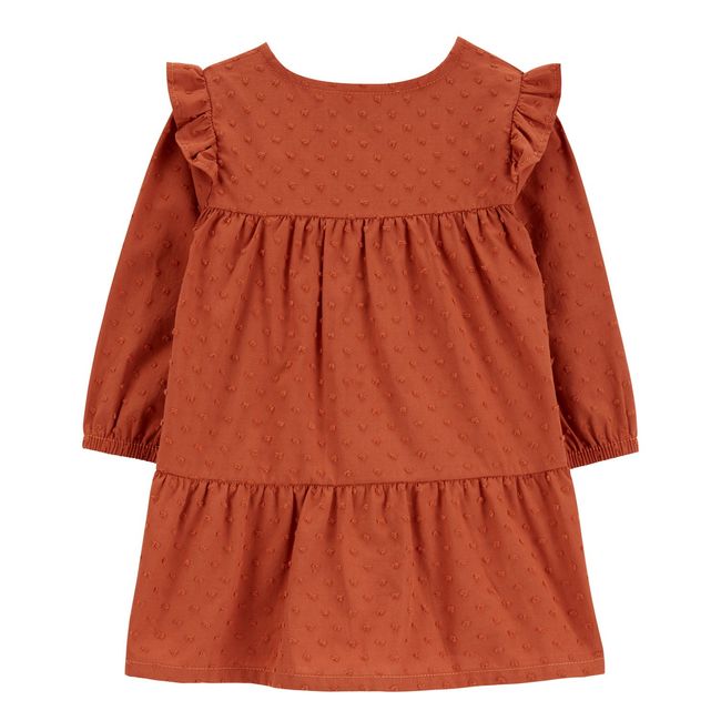 CARTER'S - Vestido De Algodón con Cubre Pañal Bebé Niña Carter's