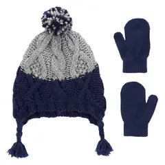 CARTER'S - Conjunto 2 Piezas Gorro y Mitones Niño