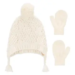 CARTER'S - Conjunto 2 Piezas Gorro y Mitones Bebé Niña
