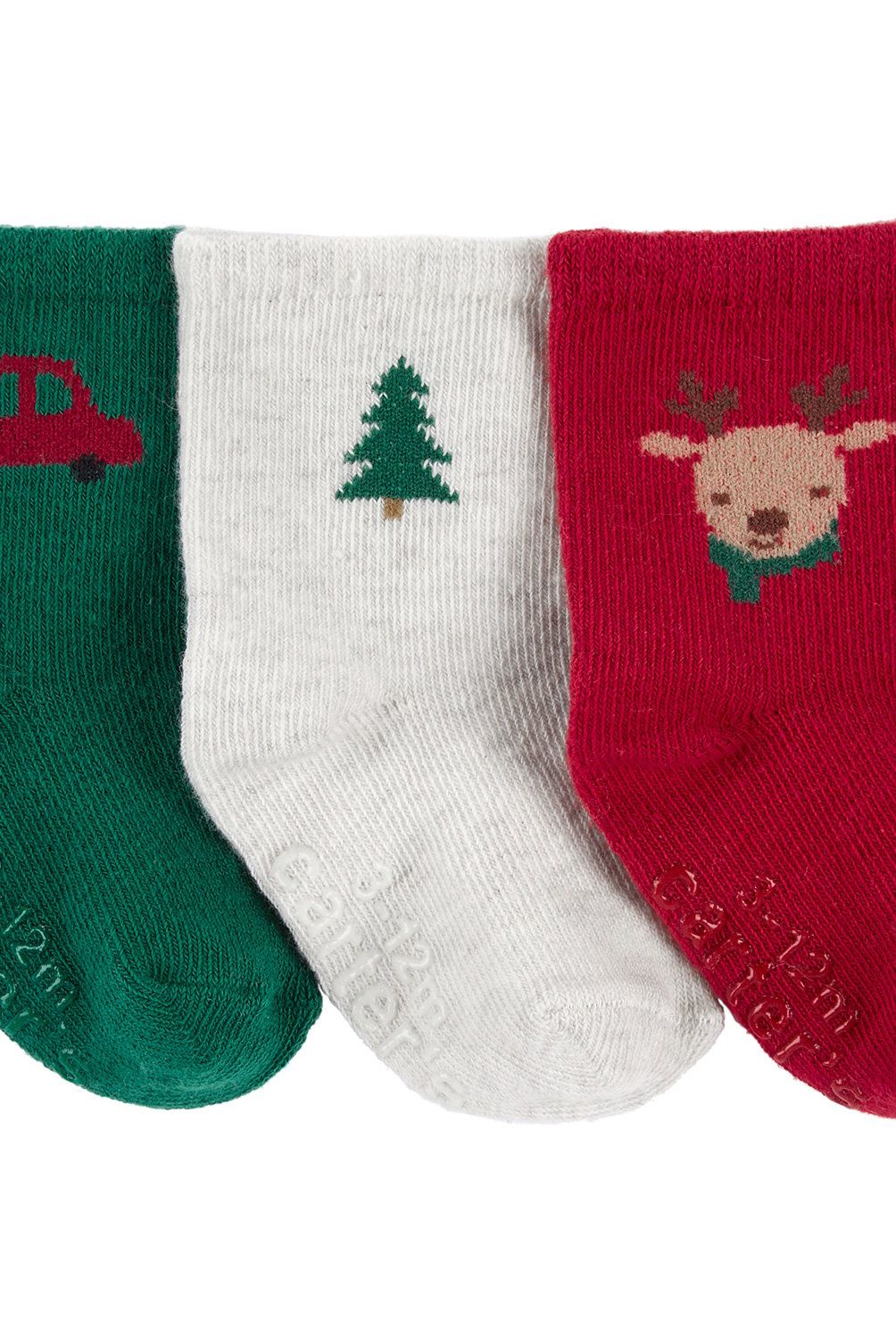 CARTER'S - Calcetines Navidad Pack 3 Pares Bebé Niño Carter's
