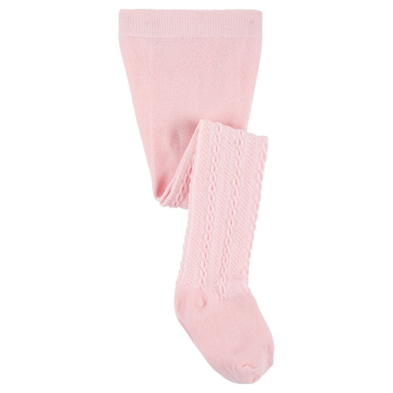 Panty Ballerina Punto Trenzado Bebé Niña