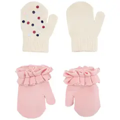 CARTER'S - Guantes Pack de 2 Pares Niña