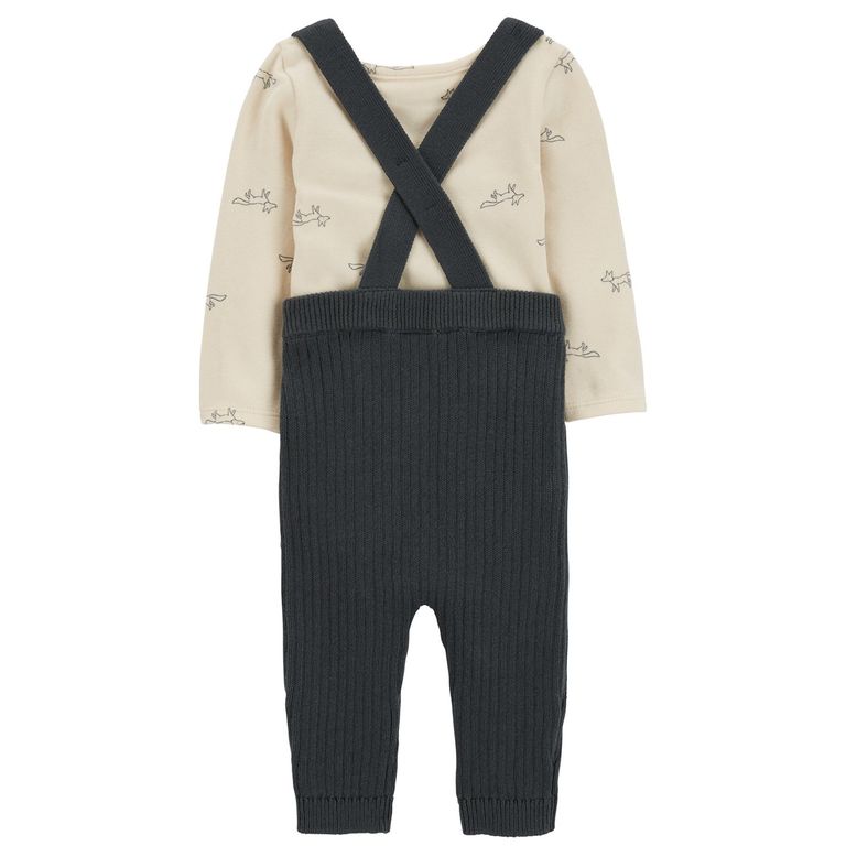 Conjunto 2 Piezas Body y Pantalón Tejido Bebé Niño