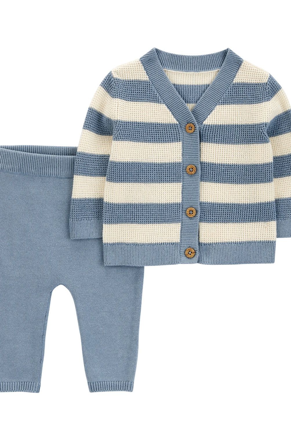 CARTER'S - Conjunto 2 Piezas Chaleco y Pantalón Tejido Bebé Niño Carter's