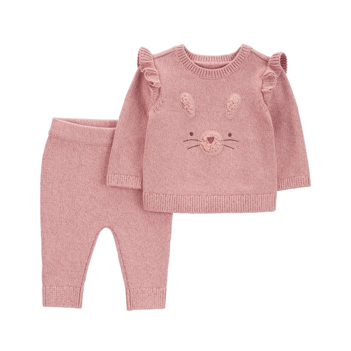CARTER'S - Conjunto 2 Piezas Sweater y Pantalón Tejido Bebé Niña Carter's