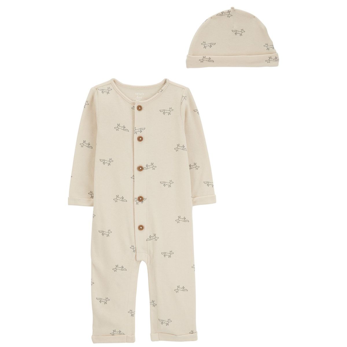 CARTER'S - Conjunto 2 Piezas Enterito y Gorro Bebé Niño Carter's