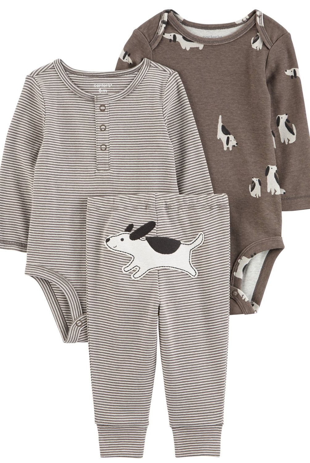 CARTER'S - Conjunto 3 Piezas Pantalón y Dos Body Bebé Niño Carter's