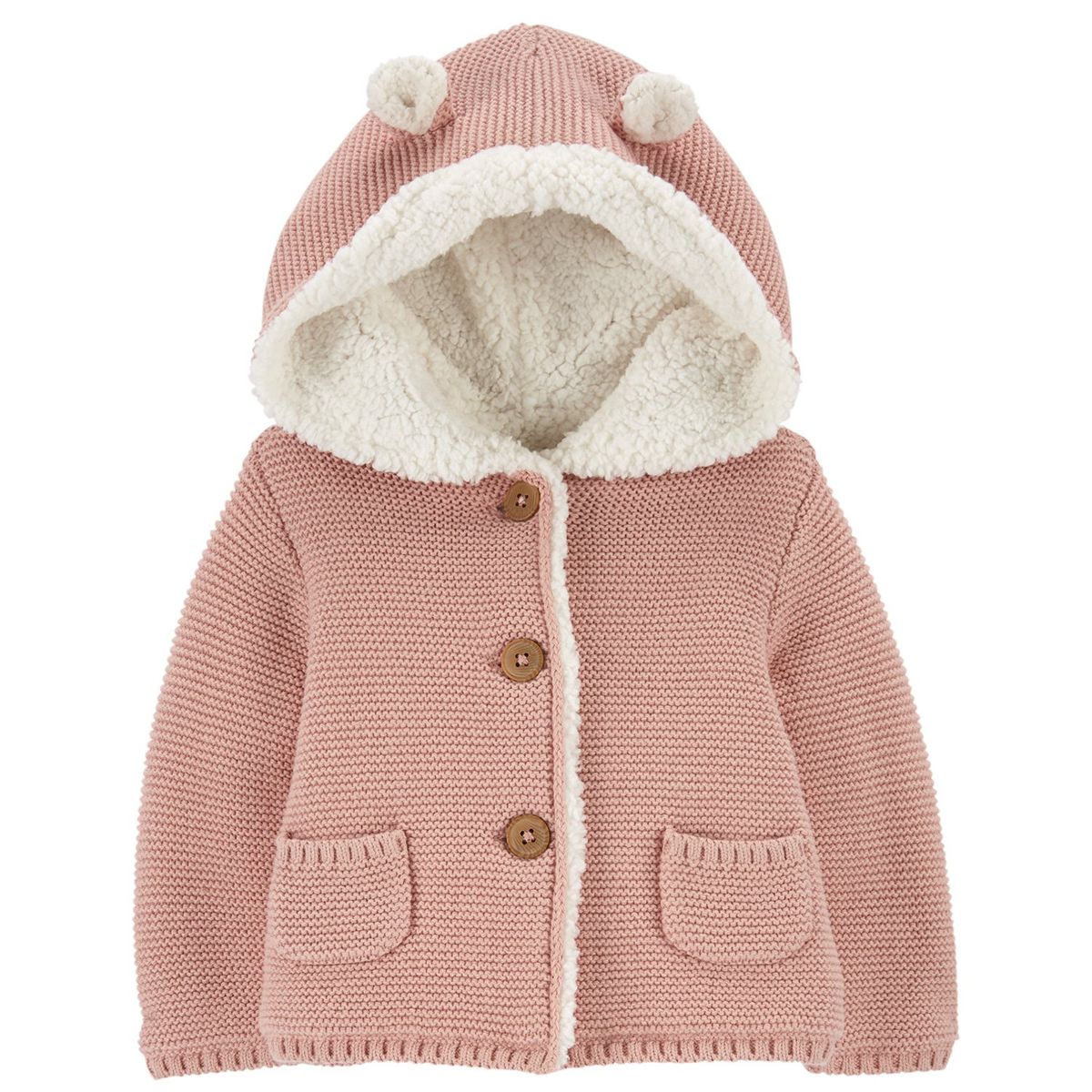 CARTER'S - Chaqueta Sherpa con Capucha Bebé Niña Carter's