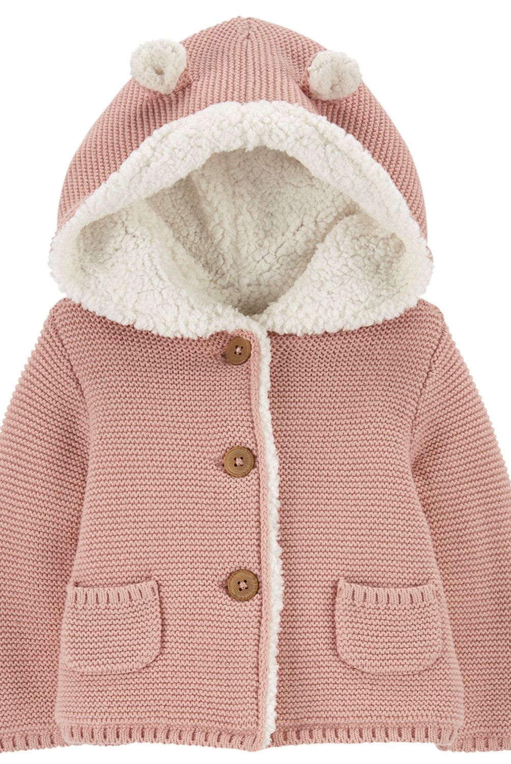 CARTER'S - Chaqueta Sherpa con Capucha Bebé Niña Carter's