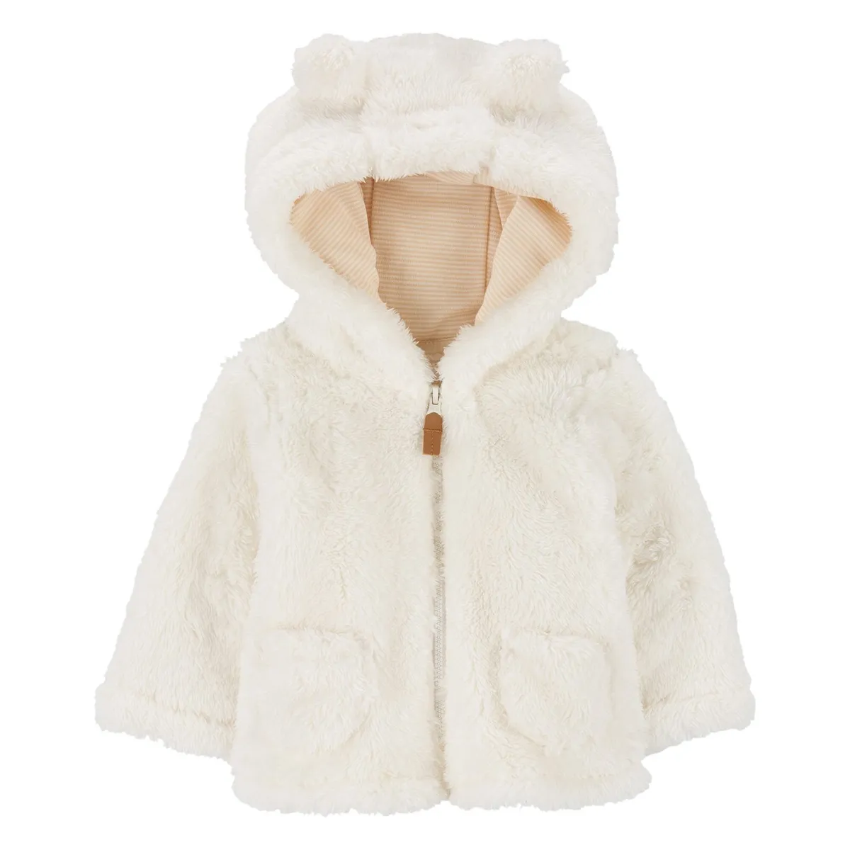 CARTER'S - Chaqueta Sherpa con Capucha Bebé Unisex Carter's