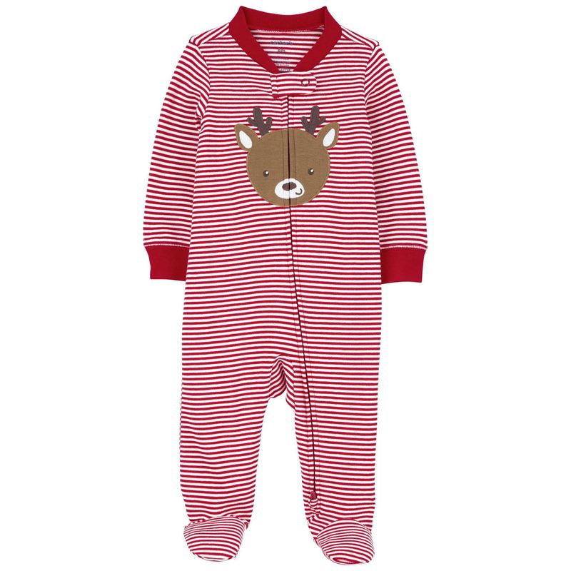 CARTER'S - Pijama de Algodón Navideño con Reno para Bebé Carter's