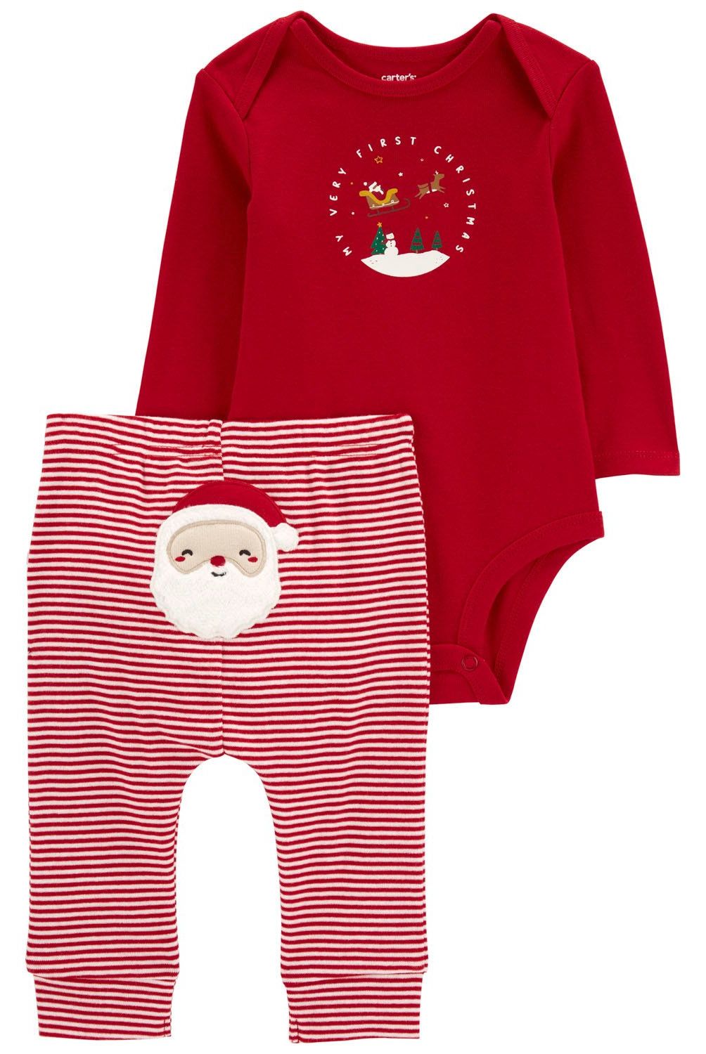CARTER'S - Conjunto Navideño Body y Pantalón para Bebé Unisex Carter's
