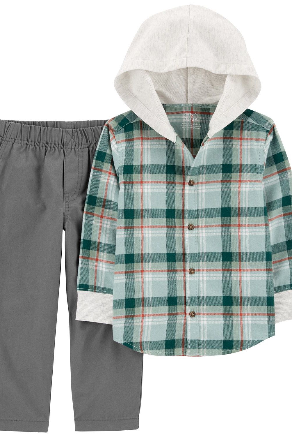 CARTER'S - Conjunto 2 Piezas Camisa y Pantalón Bebé Niño Carter's