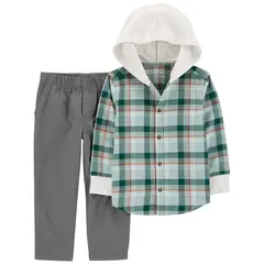CARTER'S - Conjunto 2 Piezas Camisa y Pantalón Bebé Niño