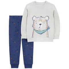 CARTER'S - Conjunto 2 Piezas Poleron y Pantalon Buzo Bebé Niño