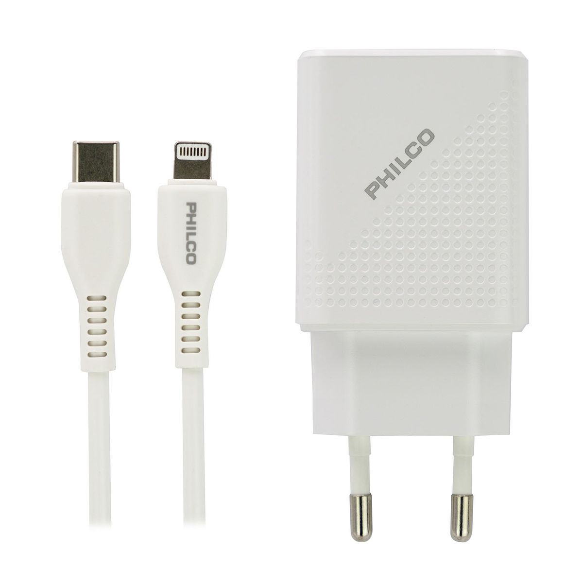 PHILCO - Cargador Básico 79220QC624 USB Cable Lighntning Philco