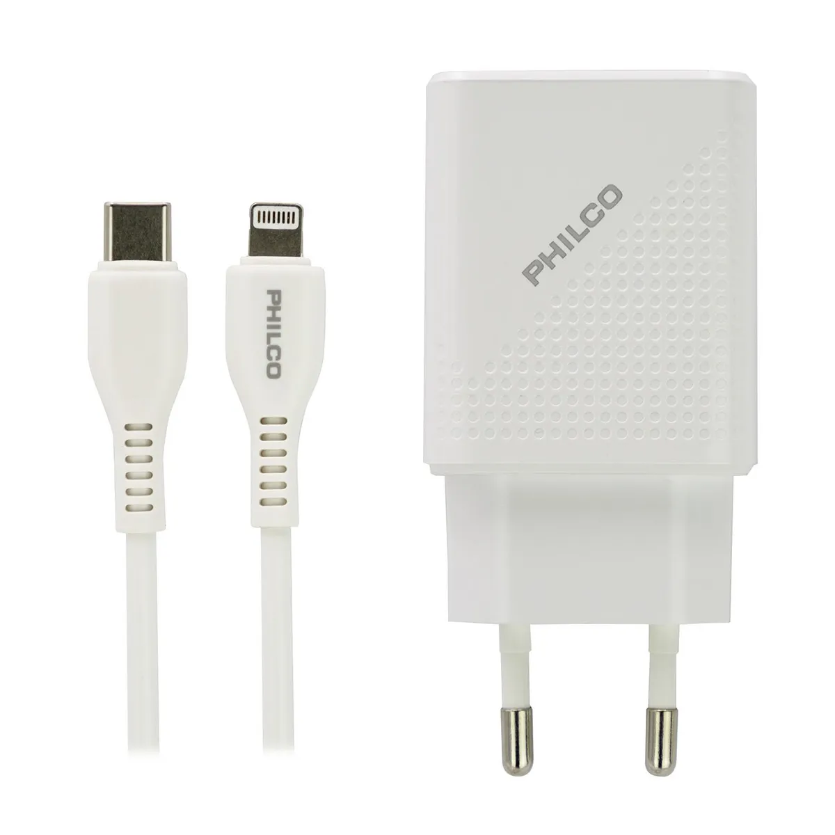 PHILCO - Cargador Básico 79220QC624 USB Cable Lighntning Philco
