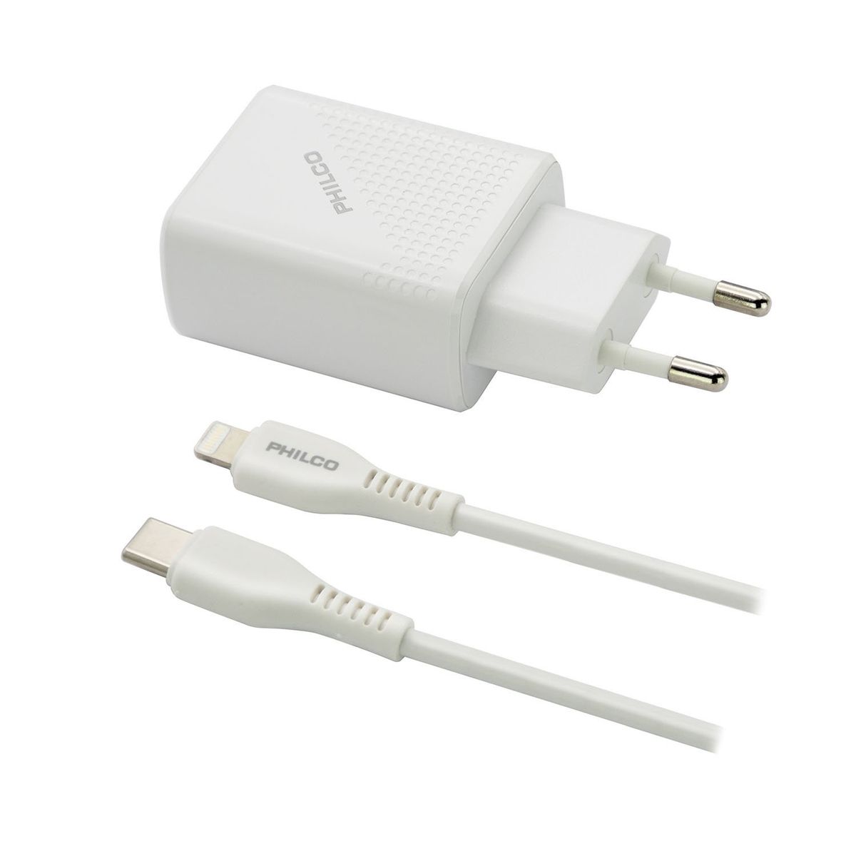 PHILCO - Cargador Básico 79220QC624 USB Cable Lighntning Philco