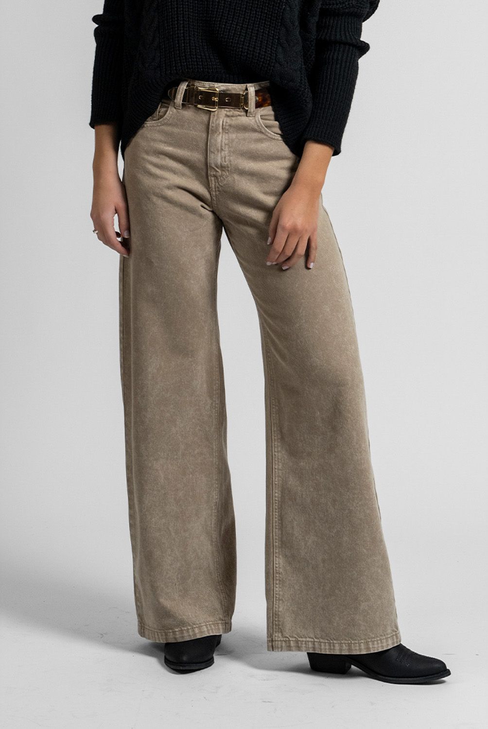 LOLITA POCKET - Jeans Josefa Beige Lolita Pocket
