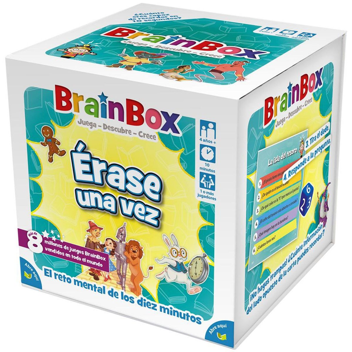 ASMODEE - Juego de Mesa Brainbox Erase Una Vez