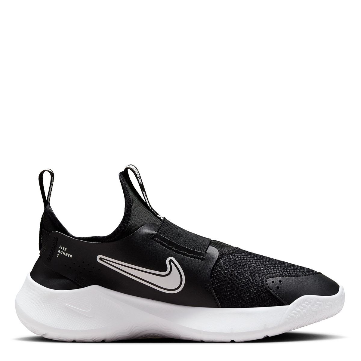 NIKE - Flex Runner 3 Zapatilla Urbana Niño Negro (31 a 37.5) Nike